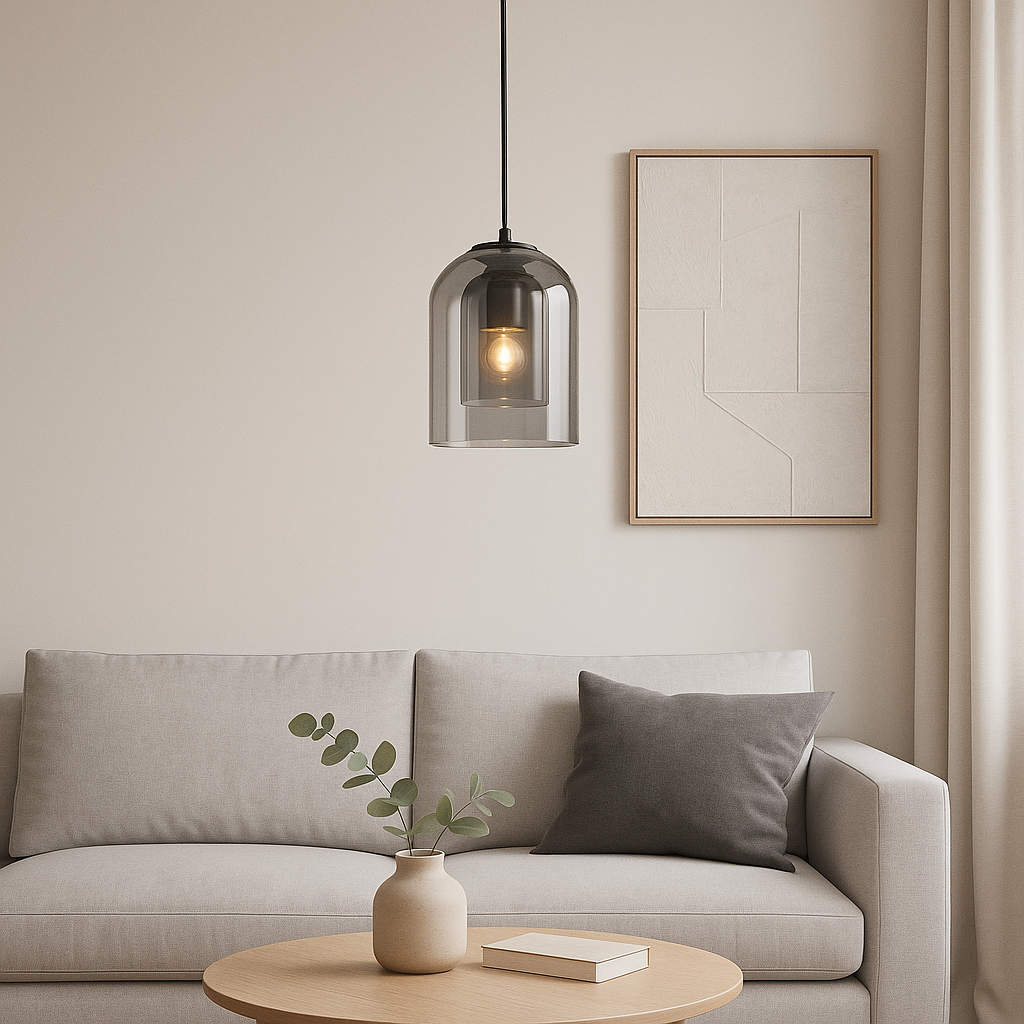 Lampa Wisząca APP1705-1PC Szara  4