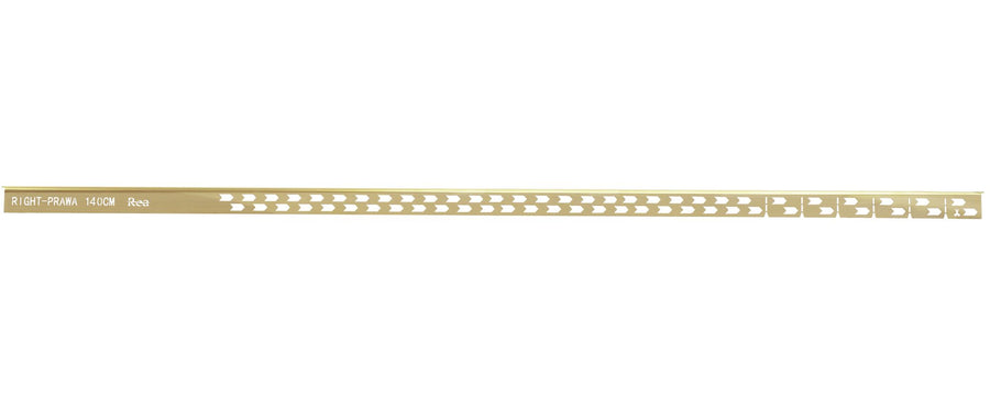 Listwa spadkowa brodzikowa 140cm Złota Szczotkowana