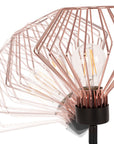 Lampa potrójna metalowa loft plafon  APP536-3C Różowe Złoto  8