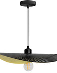 LAMPA SUFITOWA WISZĄCA APP1469-1CP czarno/złota  1