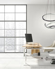 LAMPA KRYSZTAŁOWA WISZĄCA RING LED APP773-2CP