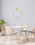 LAMPA SUFITOWA WISZĄCA LED APP1394-CP OLD GOLD 30cm