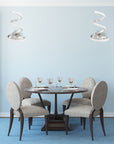 LAMPA ŚCIENNA KINKIET LED SPRING UP APP831-W CHROME