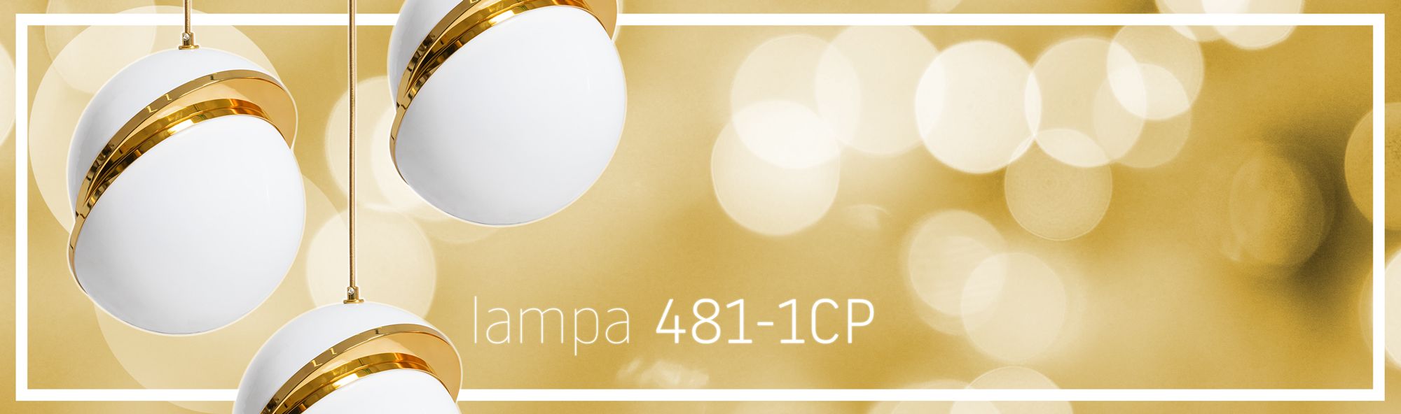 Lampa Sufitowa Wisząca Akrylowa Kula  APP481-1CP Biała