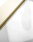 Kabina Prysznicowa Przyścienna Rapid Slide Brush Gold 140x100