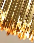 Lampa Wisząca Metalowa APP1764-8CP Gold  3