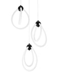Lampa Wisząca Led G022-3cpr Czarna  3