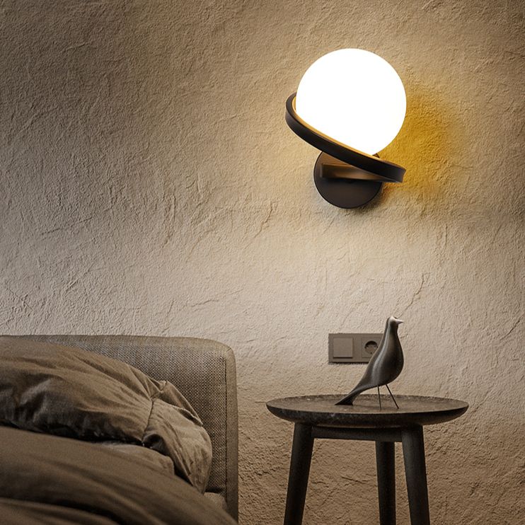 LAMPA ŚCIENNA KINKIET APP1209-1W  Czarny