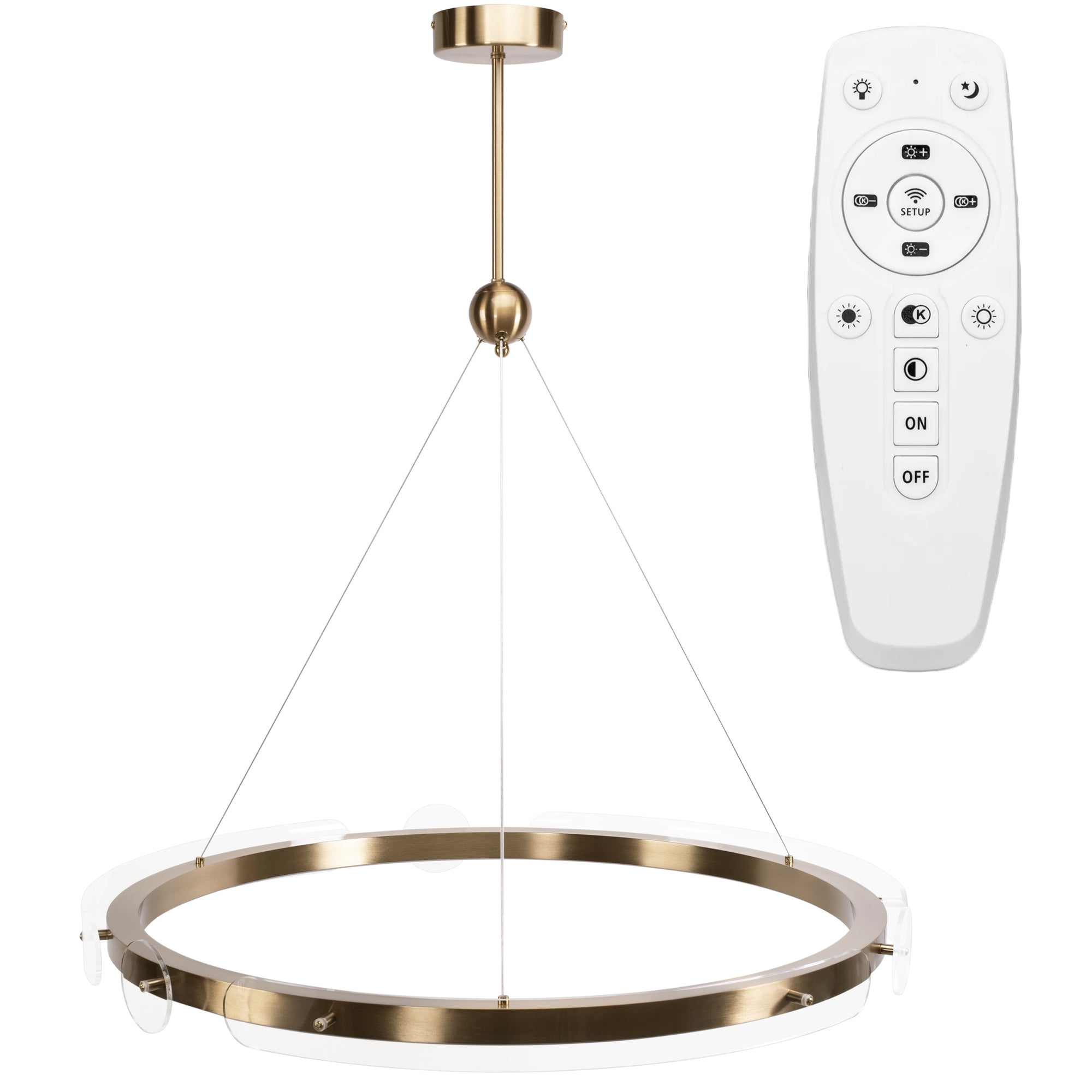 Lampa Wisząca Led App1549-cp + Pilot  1