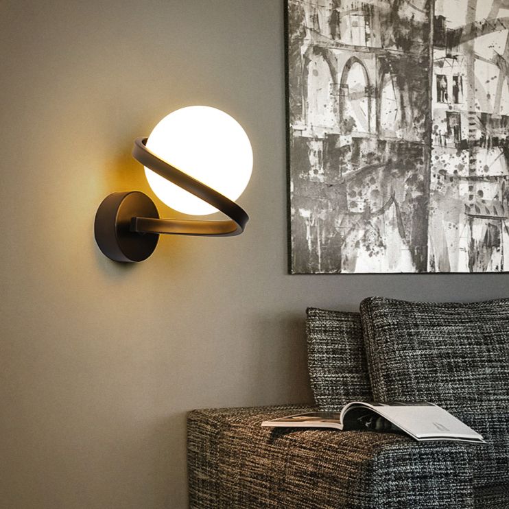 LAMPA ŚCIENNA KINKIET APP1209-1W  Czarny