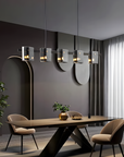 Lampa Wisząca 5-punktowa APP1706-5CP Grey G9  2
