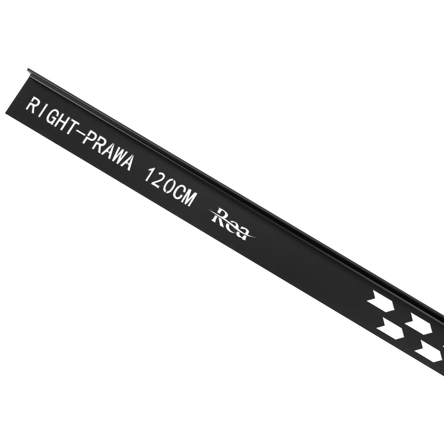 Listwa spadkowa brodzikowa 120cm Czarna