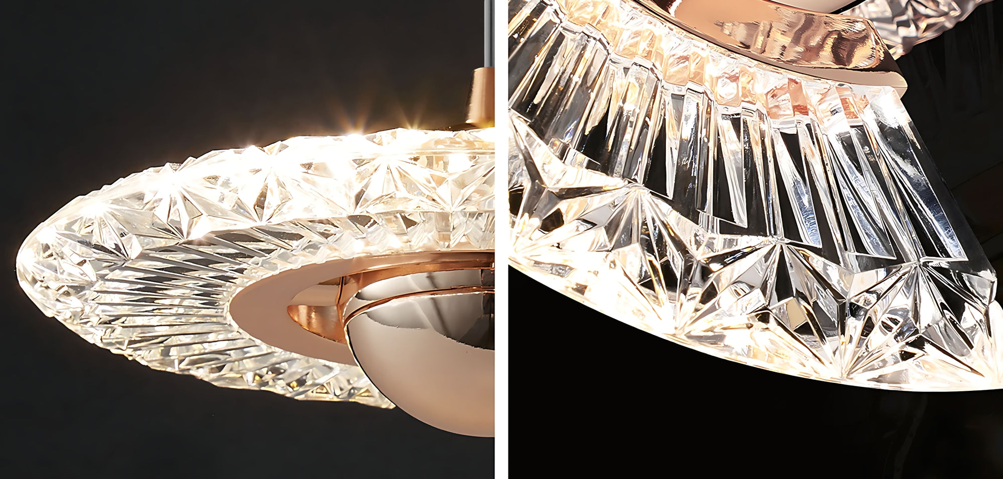Lampa Sufitowa Wisząca Led Lhj108-2cp Złota  5