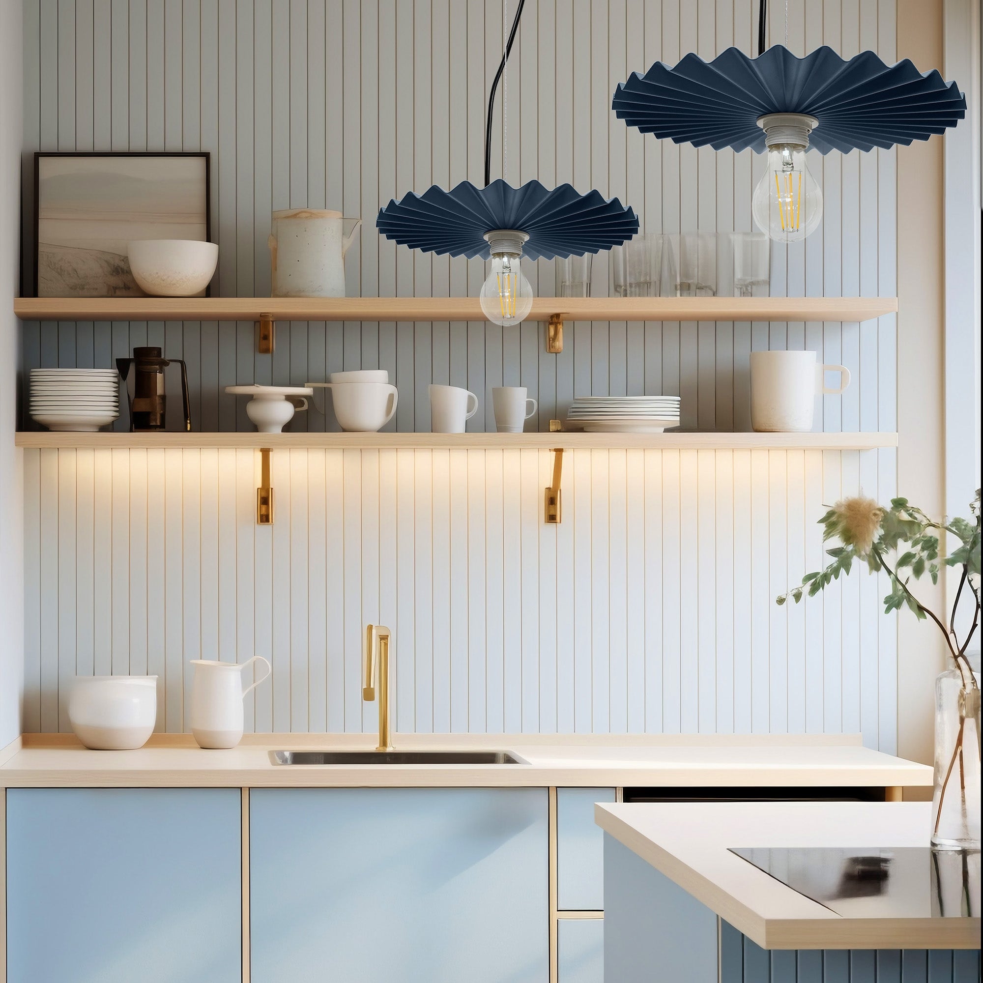 LAMPA SUFITOWA WISZĄCA APP1456-1CP Niebieski  5