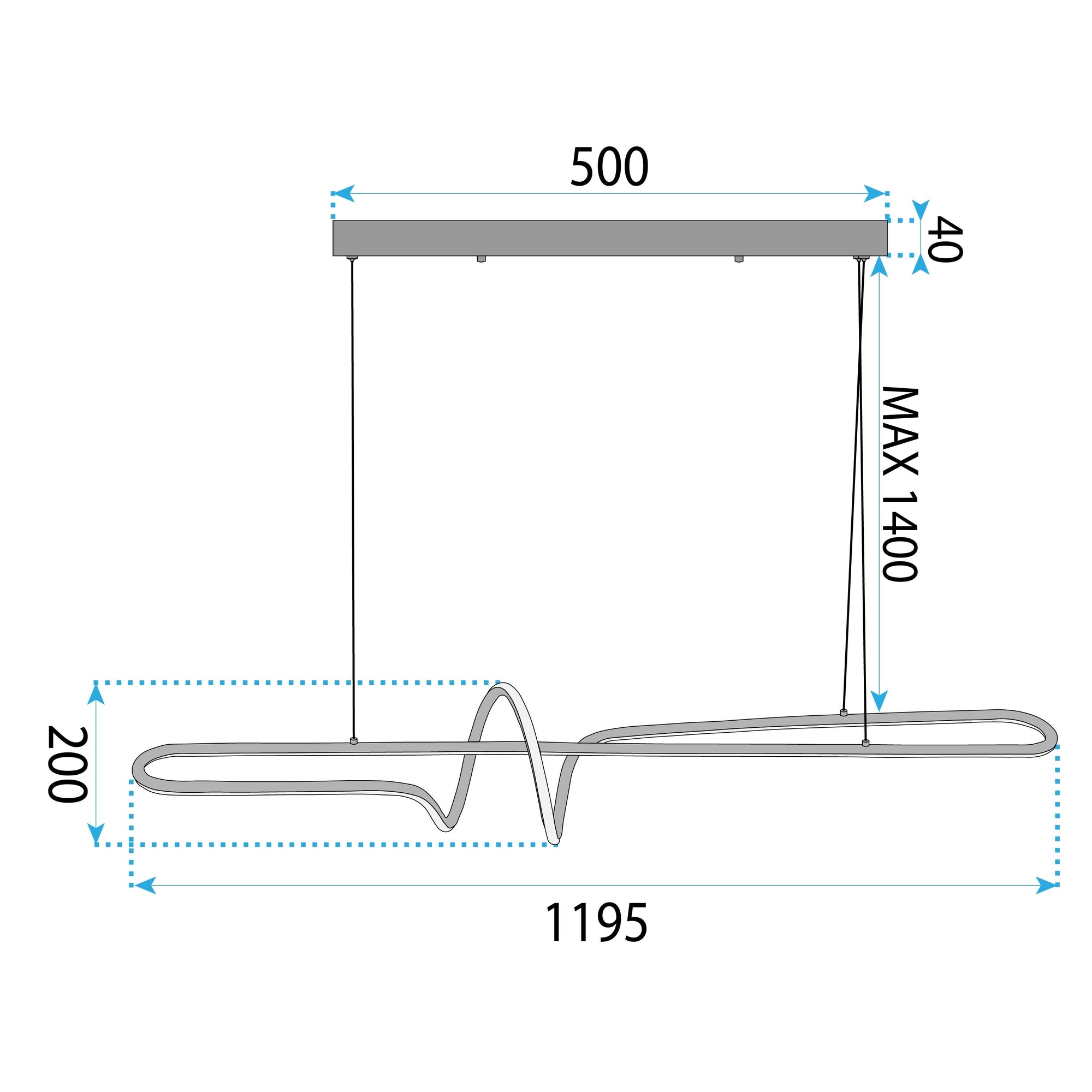 Lampa Sufitowa Wisząca Led Lhj038-cp Złota Szczotkowana  8