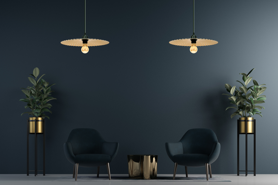 Lampa Wisząca APP1290-1CP Old Gold
