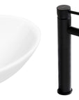 Zestaw Pamela white + bateria wysoka Lungo black+ korek uniwersalny czarny matowy