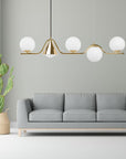 Lampa Sufitowa Wisząca Gold APP1662-5CP  5