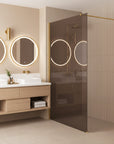Kabina prysznicowa Walk-In Rea Flexi Brown / Gold 130  5