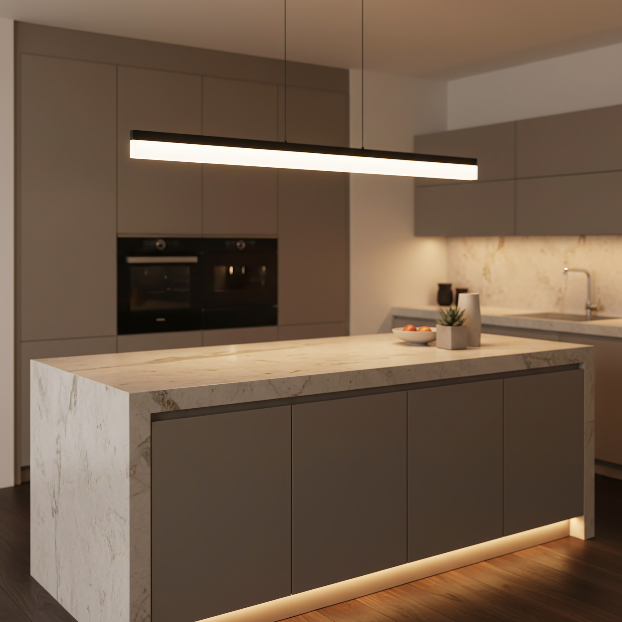 Lampa Wisząca Led App1692-cp 120 Cm Czarna  5