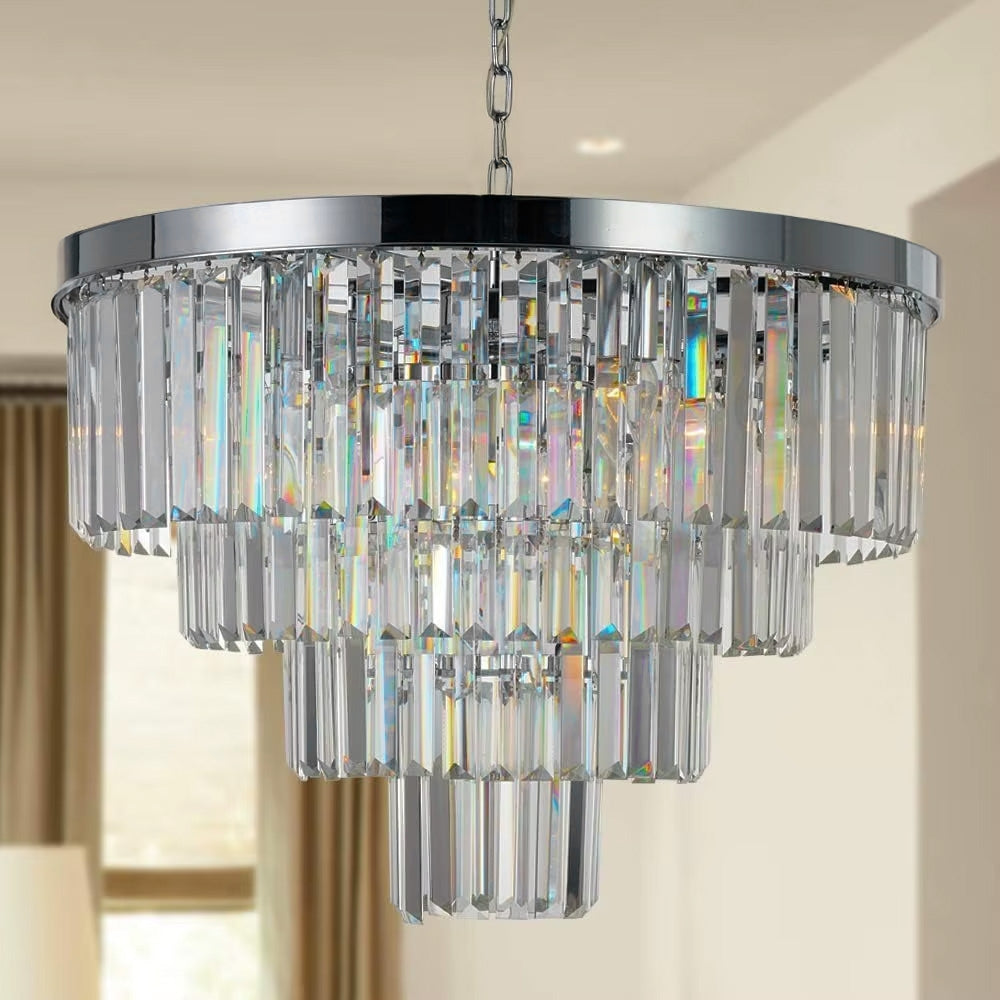 Lampa kryształowa wisząca APP1534-8CPR Chrom  6