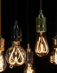 Lampa Sufitowa Wisząca Oprawka APP342-1CP CZARNA