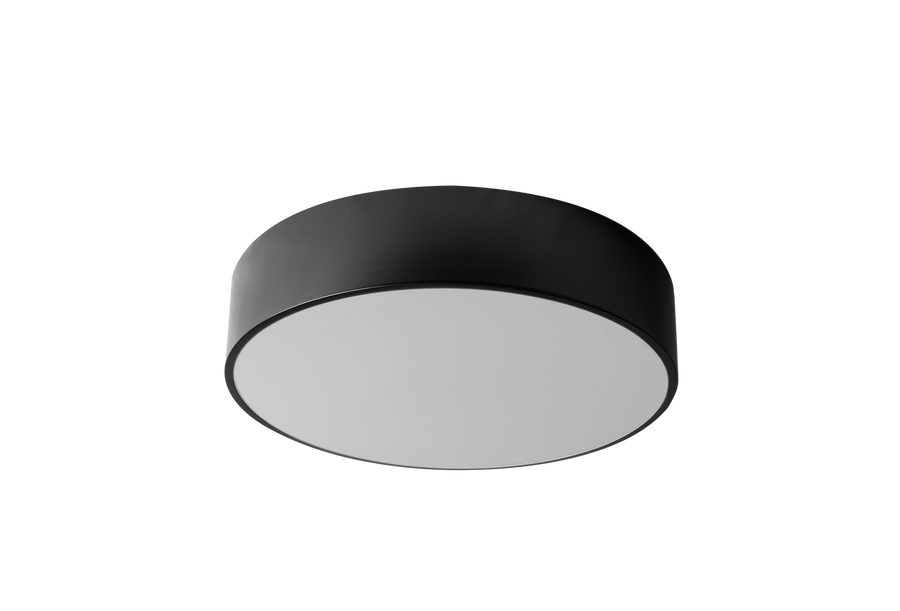 Lampa Plafon 40cm Okrągła Sufitowa app642-4c Czarna