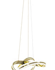 Lampa sufitowa nowoczesna LED + PILOT APP818-CP  Złota  2