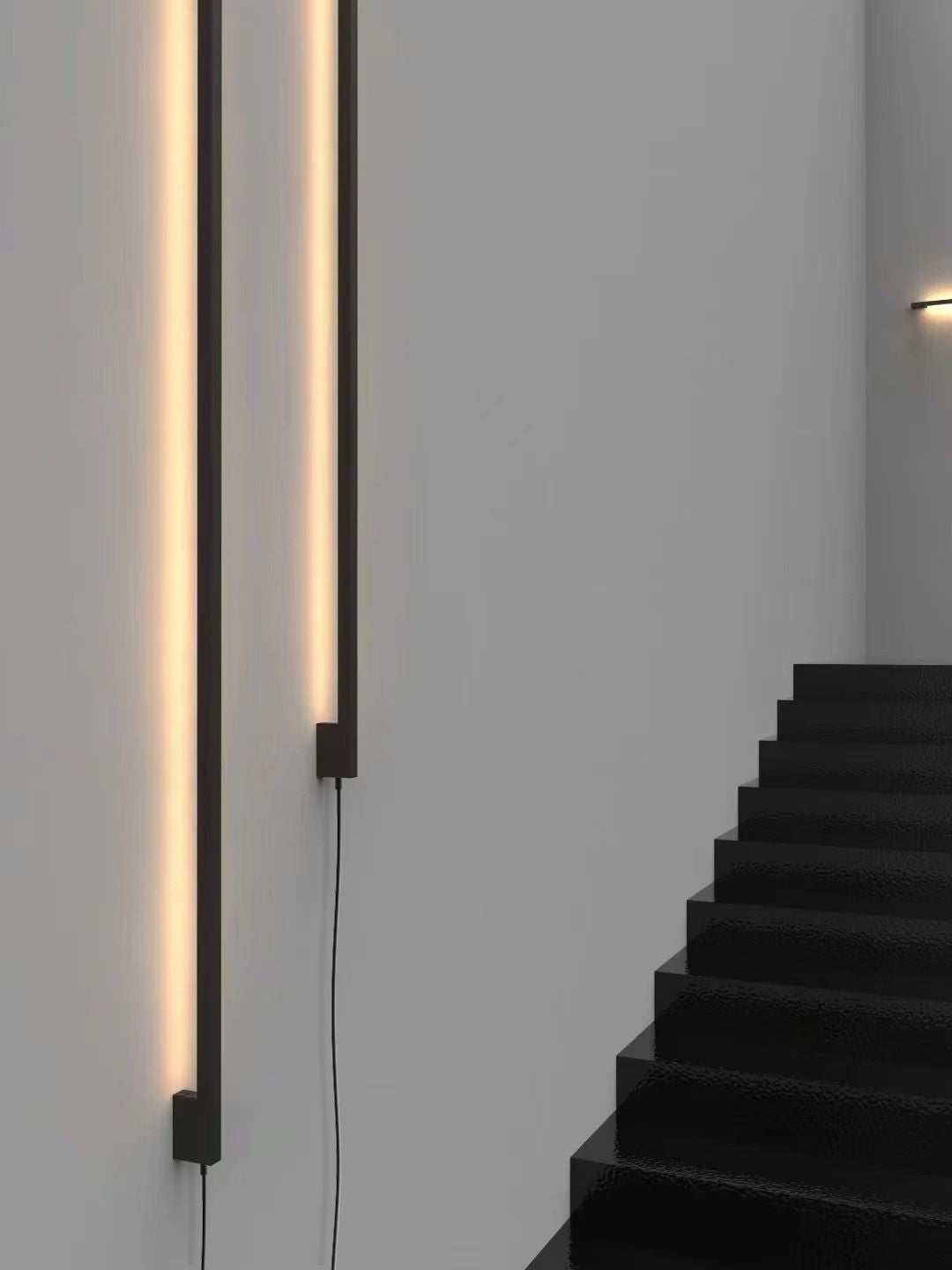 Kinkiet Ścienny Led Lhj066-w 150cm Czarny  4