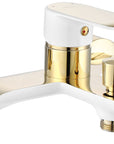 Bateria wannowa REA BLOOM biało złota White Gold