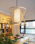 Lampa Wisząca Bambusowa APP1630-1CP  5