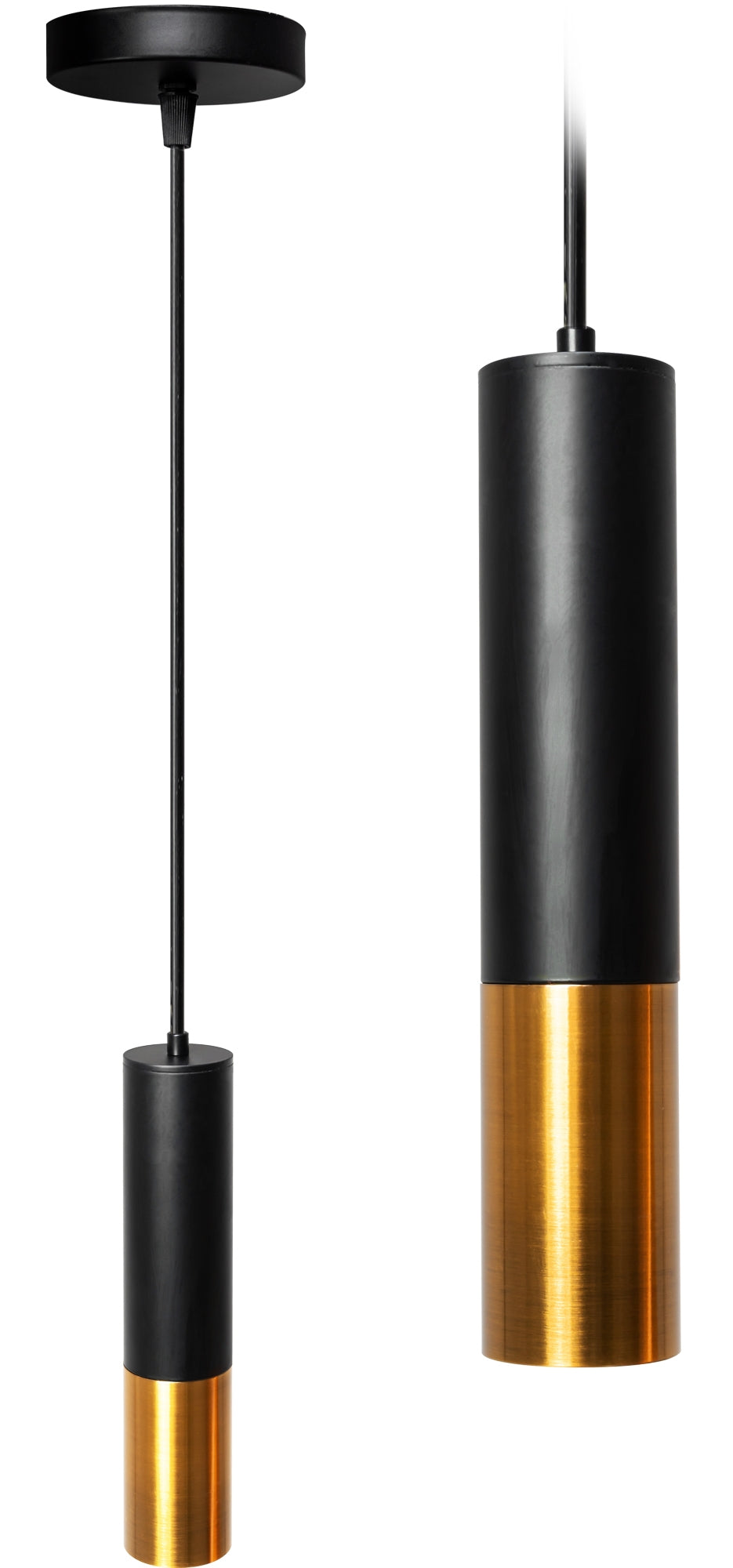 Lampa Sufitowa Wisząca Metalowa  APP469-1CP Czarna  1