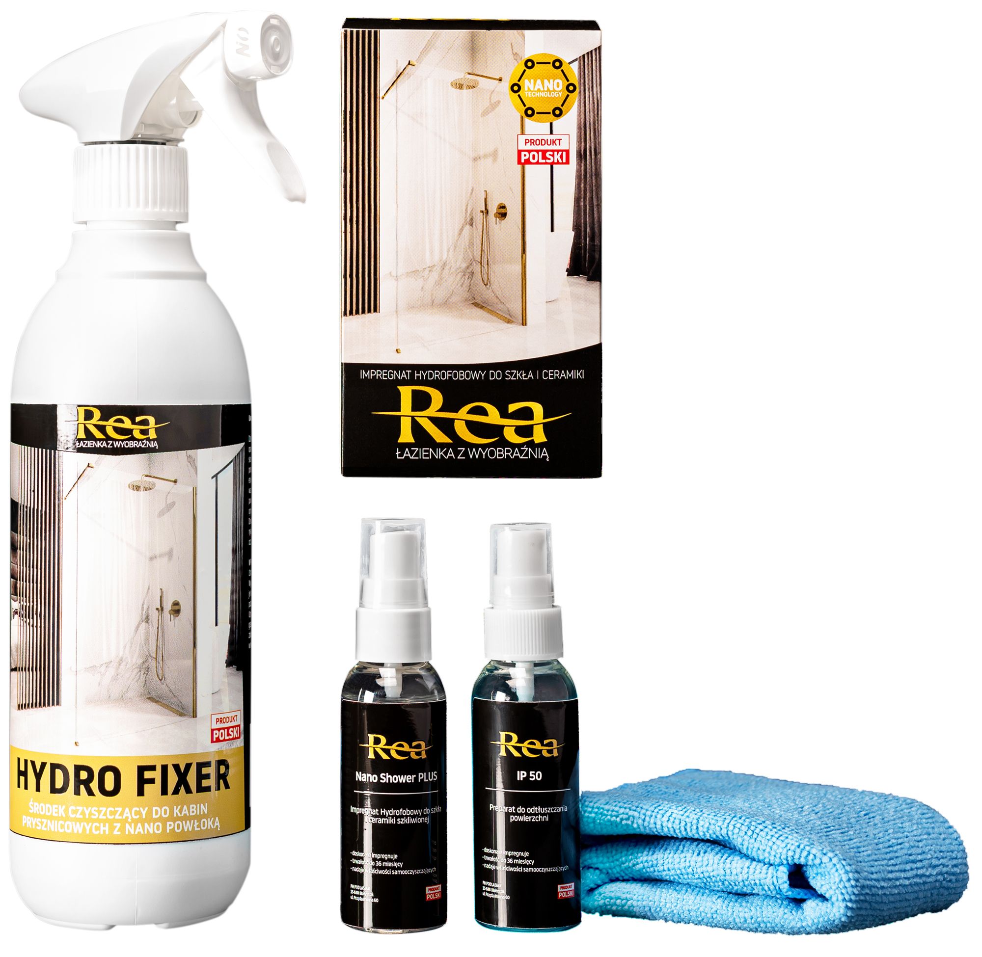 ZESTAW HYDRO FIXER + NANO SHOWER KPL IMPREGNAT HYDROFOBOWY