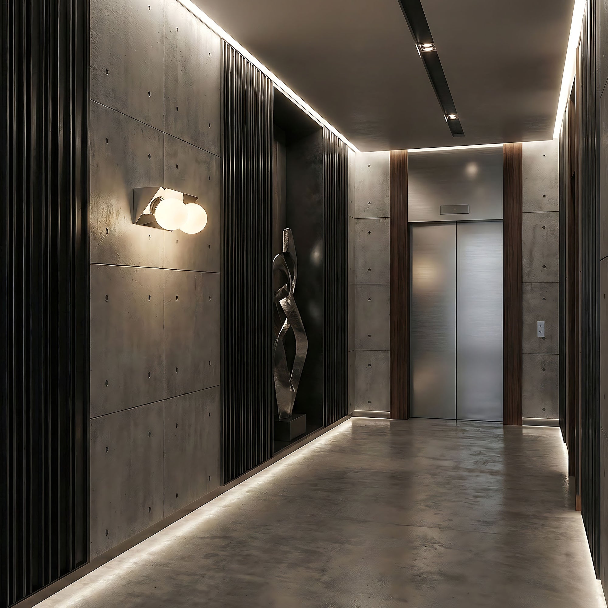 LAMPA ŚCIENNA KINKIET APP1228-2W Chrom  2