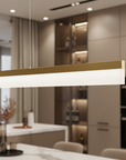 Lampa Wisząca Led App1694-cp 120 Cm Złota Szczotkowana  3