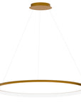Lampa Wisząca Lhj004-cp 40 Cm Brush Gold  1