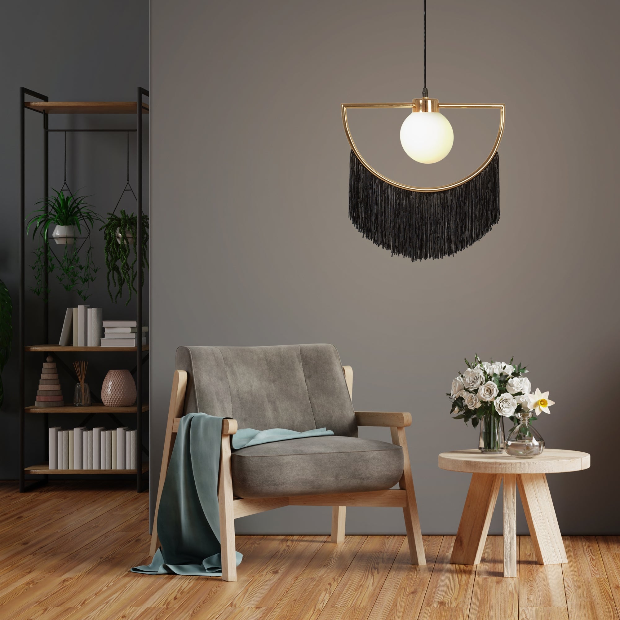 LAMPA SUFITOWA WISZĄCA APP968 Złota  6