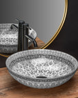 Umywalka nablatowa Rea Arte dark grey