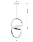 Lampa Wisząca Led G069-cp Złota  7