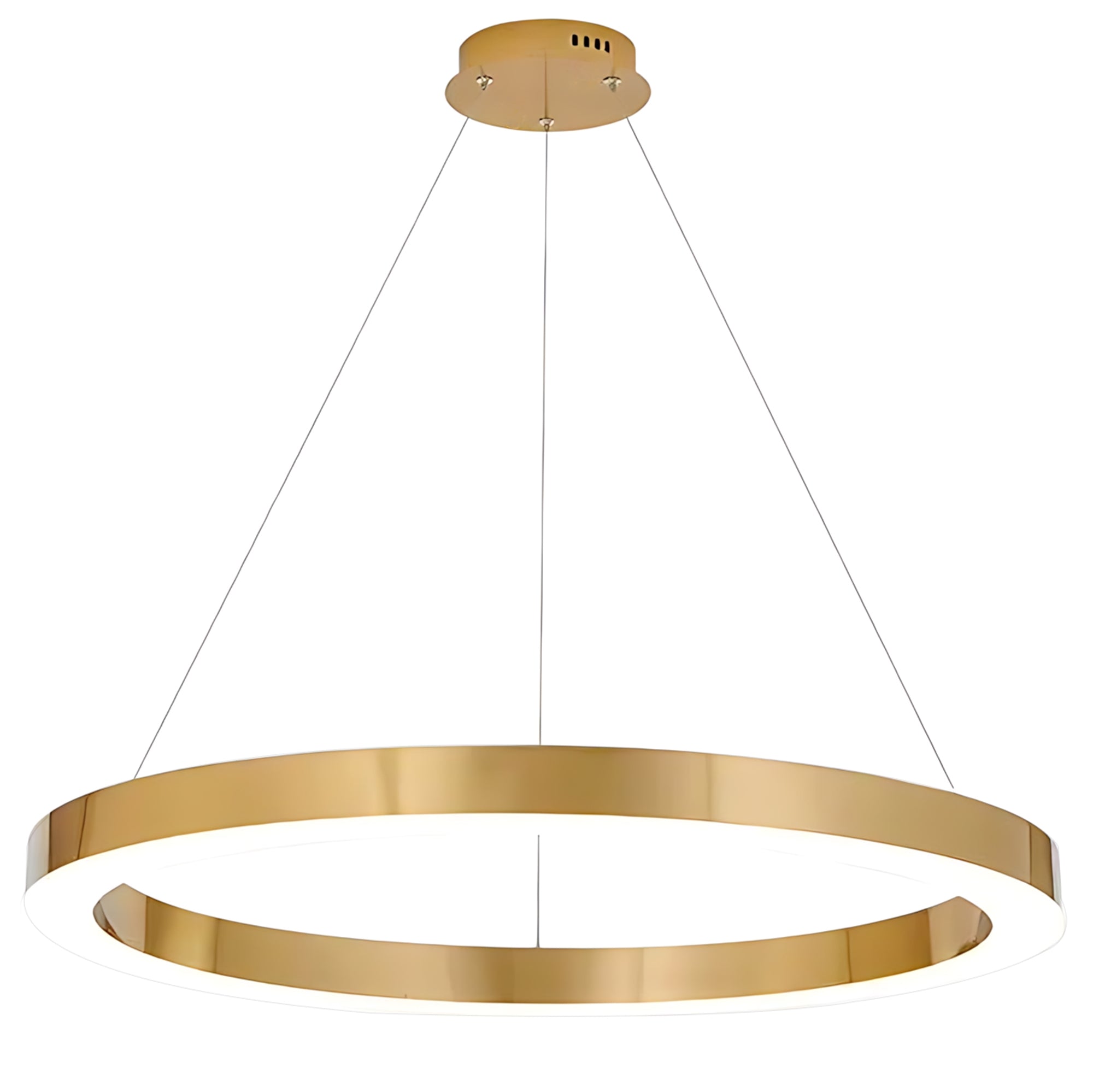 Lampa Wisząca Led Lhj051-cp1 C Złota Szczotkowana  1