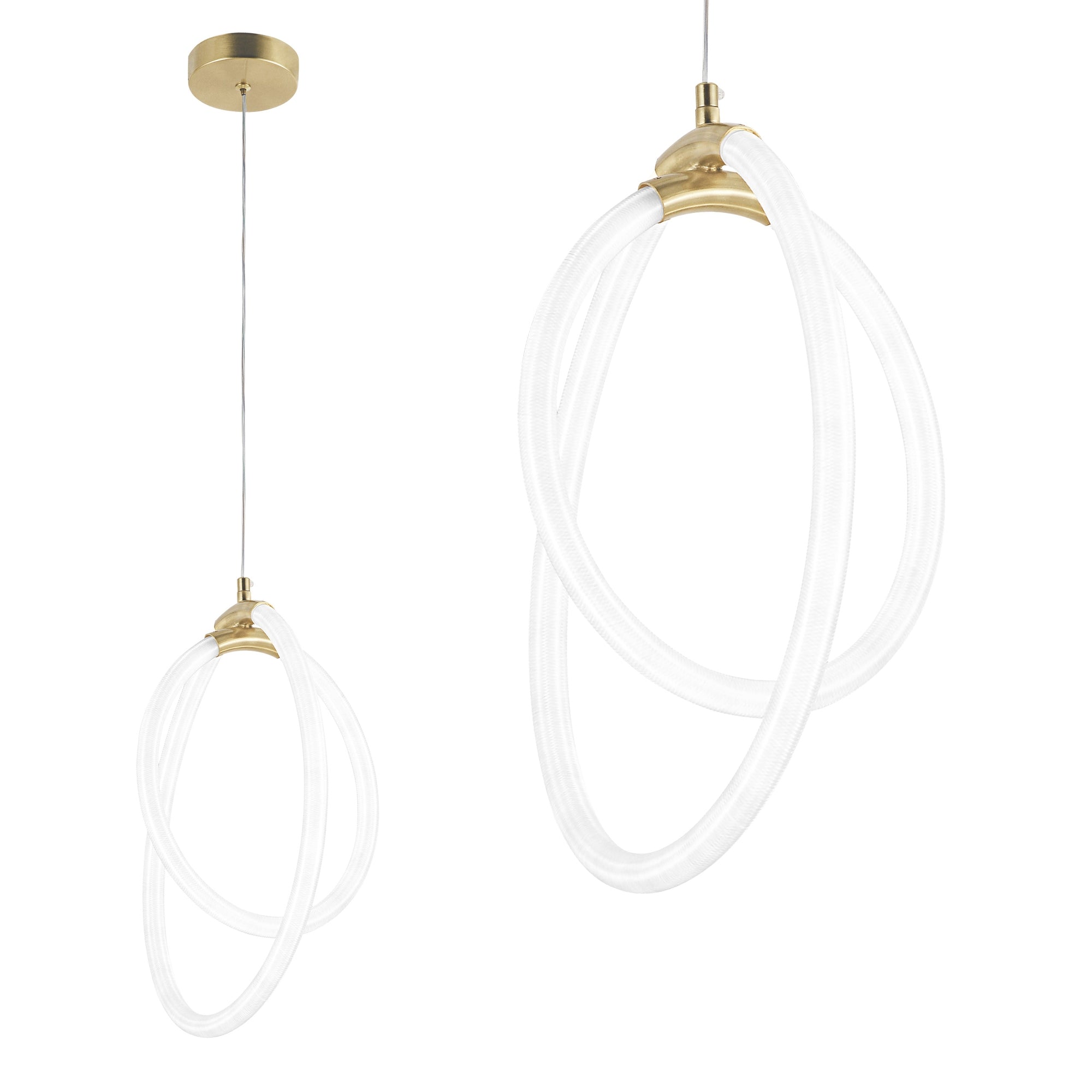 Lampa Wisząca Led G019-cp Złota  1