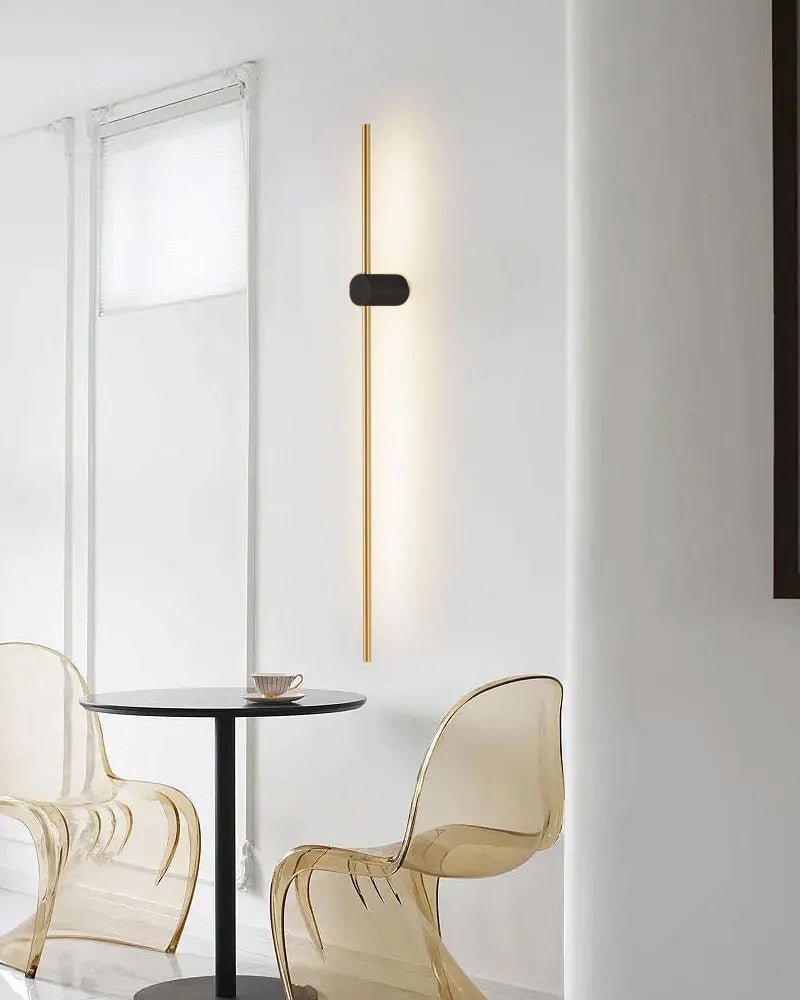 Kinkiet Ścienny Led Lhj062-w Czarno Złoty  5