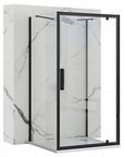 Kabina Prysznicowa Przyścienna Rea Rapid Swing Black 70x100