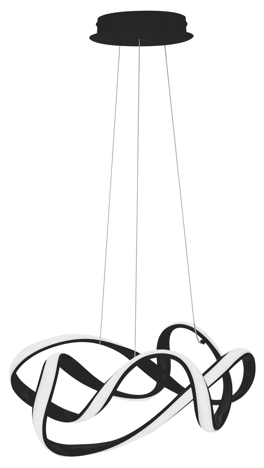 Lampa sufitowa nowoczesna LED + PILOT EVE APP820-CP Czarna