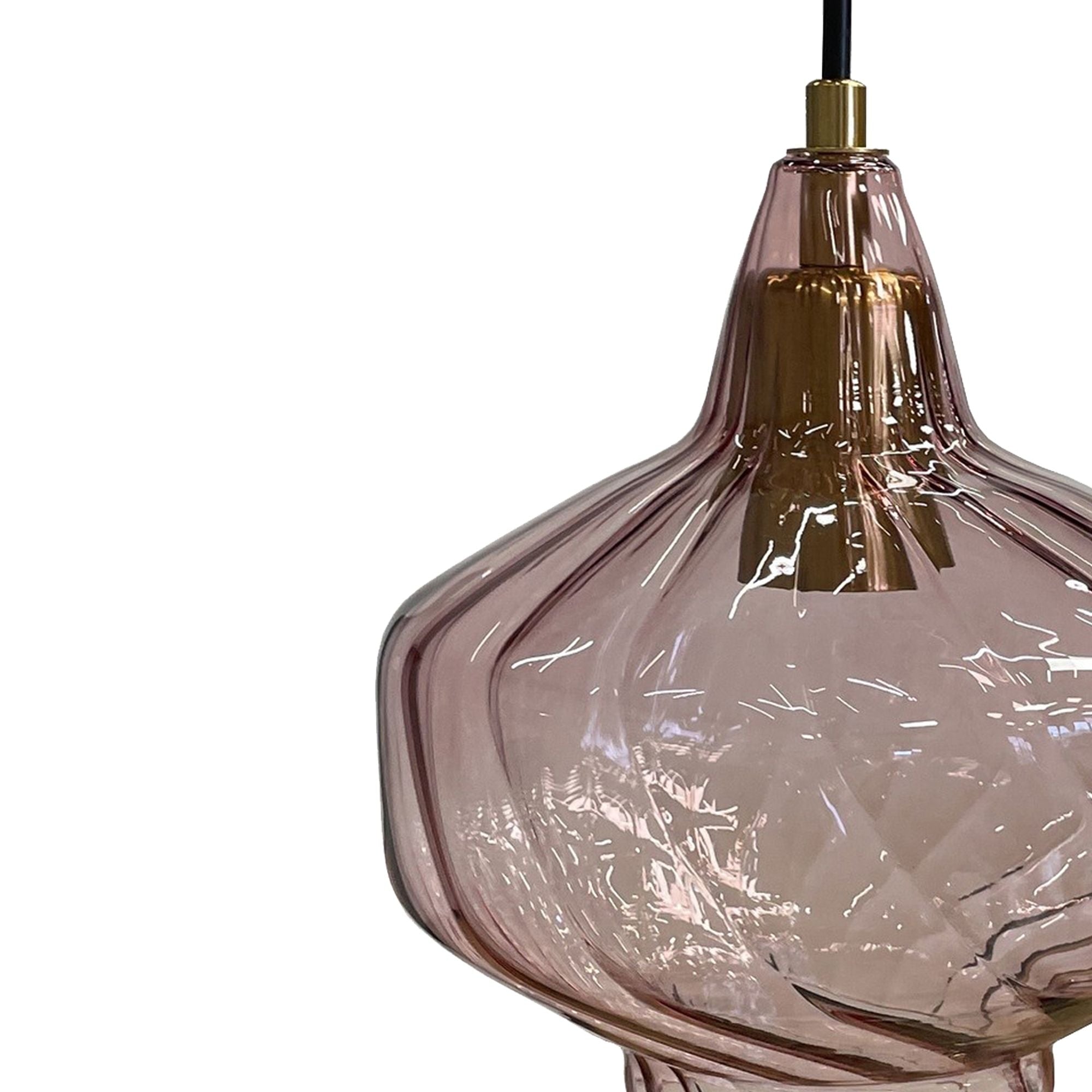 Lampa Wisząca APP1123-1CP Różowa  8
