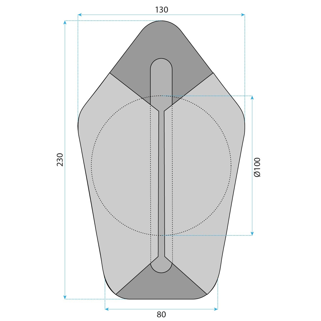 Kinkiet Led G030-w Złoty  6