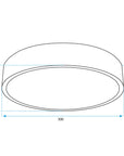 Lampa sufitowa Plafon APP1404-C 30cm
