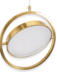Lampa Wisząca Led App1791-cp Złota Szczotkowana  4
