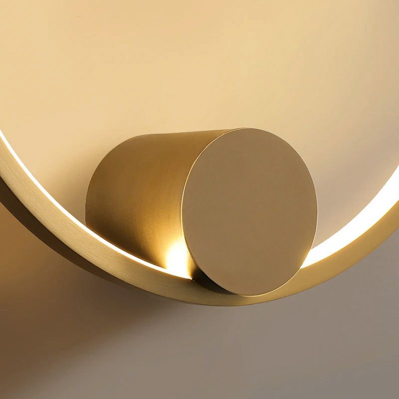 LAMPA ŚCIENNA KINKIET LED APP1388-CW OLD GOLD 40cm