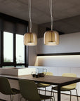 Lampa Sufitowa Wisząca Szklana Amber APP613-1CP